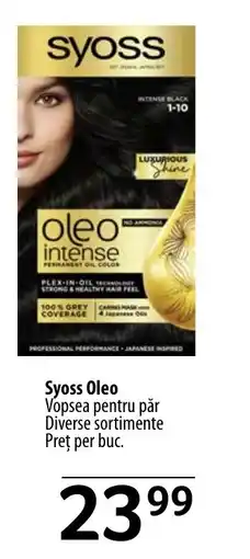 Selgros Syoss Oleo Vopsea pentru păr Ofertă