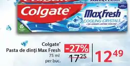 Selgros Colgate Pasta de dinți Max Fresh Ofertă