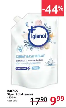 Selgros IGIENOL Săpun lichid rezervă Ofertă