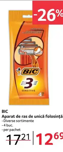 Selgros BIC Aparat de ras de unică folosință Ofertă