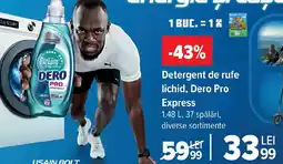 Carrefour Detergent de rufe lichid, Dero Pro Express Ofertă