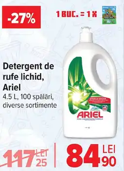 Carrefour Detergent de rufe lichid, Ariel Ofertă