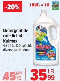 Carrefour Detergent de rufe lichid, Kulmex Ofertă