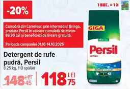 Carrefour Detergent de rufe pudră, Persil Ofertă