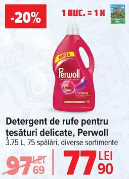 Carrefour Detergent de rufe pentru țesături delicate, Perwoll Ofertă