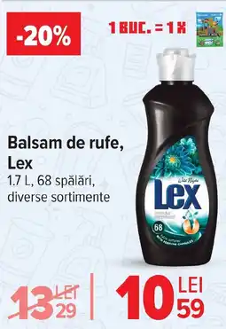 Carrefour Balsam de rufe, Lex Ofertă