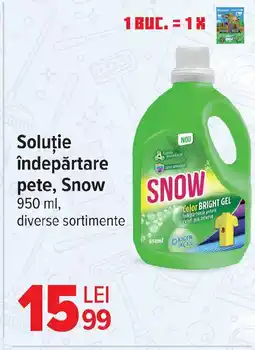 Carrefour Soluţie îndepărtare pete, Snow Ofertă