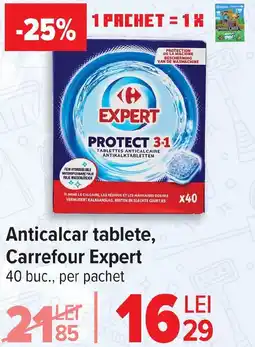 Carrefour Anticalcar tablete, Carrefour Expert Ofertă