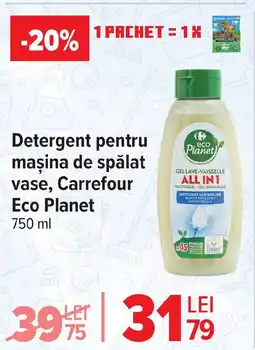 Carrefour Detergent pentru maşina de spălat vase, Carrefour Eco Planet Ofertă