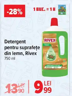 Carrefour Detergent pentru suprafeţe din lemn, Rivex Ofertă