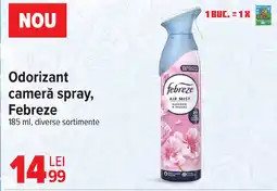 Carrefour Odorizant cameră spray, Febreze Ofertă