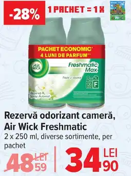 Carrefour Rezervǎ odorizant cameră, Air Wick Freshmatic Ofertă