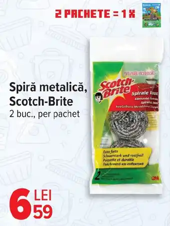 Carrefour Spiră metalică, Scotch-Brite Ofertă