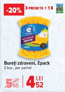 Carrefour Bureți zdraveni, Epack Ofertă