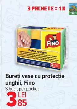 Carrefour Bureți vase cu protecţie unghii, Fino Ofertă