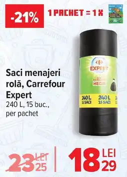 Carrefour Saci menajeri rolă, Carrefour Expert Ofertă