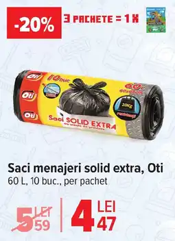 Carrefour Saci menajeri solid extra, Oti Ofertă