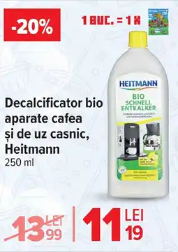 Carrefour Decalcificator bio aparate cafea şi de uz casnic, Heitmann Ofertă
