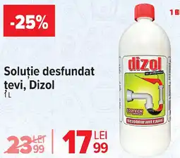 Carrefour Soluție desfundat tevi, Dizol Ofertă