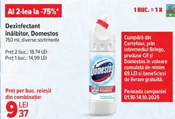 Carrefour Dezinfectant înălbitor, Domestos Ofertă