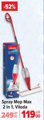 Carrefour Spray Mop Max 2 în 1, Vileda Ofertă