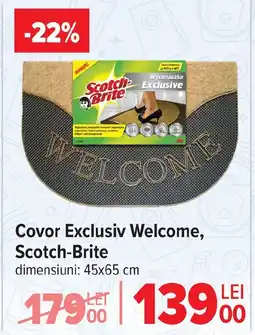 Carrefour Covor Exclusiv Welcome, Scotch-Brite Ofertă