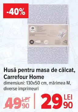 Carrefour Husă pentru masa de călcat, Carrefour Home Ofertă