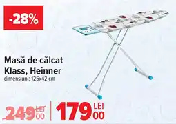 Carrefour Masă de călcat Klass, Heinner Ofertă