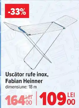 Carrefour Uscător rufe inox, Fabian Heinner Ofertă