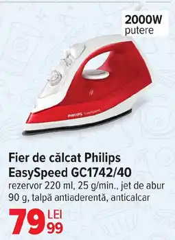 Carrefour Fier de călcat Philips EasySpeed GC1742/40 Ofertă