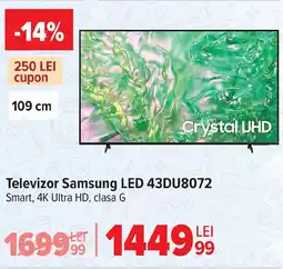 Carrefour Televizor Samsung LED 43DU8072 Ofertă