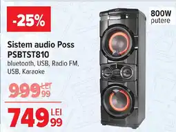 Carrefour Sistem audio Poss PSBTST810 Ofertă