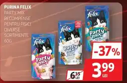 Auchan PURINA Felix party mix recompense pentru pisici Ofertă