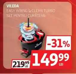 Auchan VILEDA Easy wring & clean turbo set pentru curățenie Ofertă
