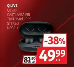 Auchan QILIVE Q.1598 Căşti fără fir true wireless stereo negru Ofertă