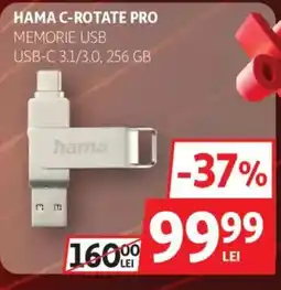 Auchan Hama C-rotate pro memorie USB Ofertă
