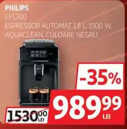 Auchan PHILIPS EP1200 Espressor automat Ofertă