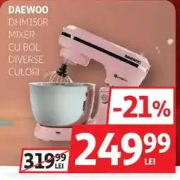 Auchan DAEWOO DHM150R Mixer cu bol Ofertă