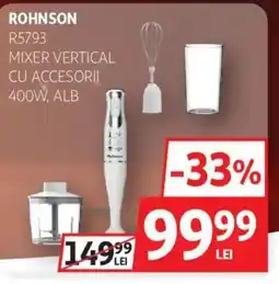 Auchan ROHNSON R5793 Mixer vertical cu accesorii Ofertă