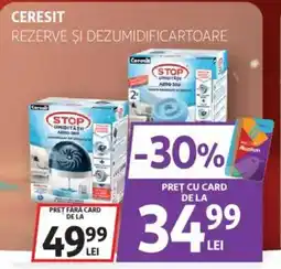 Auchan CERESIT Rezerve şi dezumidificartoare Ofertă