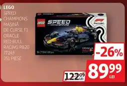 Auchan LEGO speed champions maşină de curse F1 oracle Ofertă