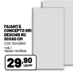 Ambient Faianta concepto gri deschis rc Ofertă