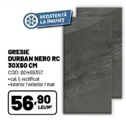 Ambient Gresie durban nero rc Ofertă
