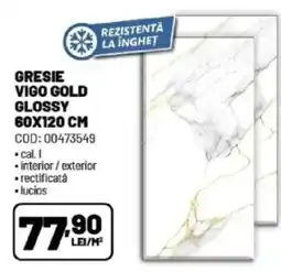 Ambient Gresie vigo gold glossy Ofertă