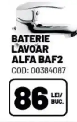 Ambient Baterie lavoar alfa baf2 Ofertă