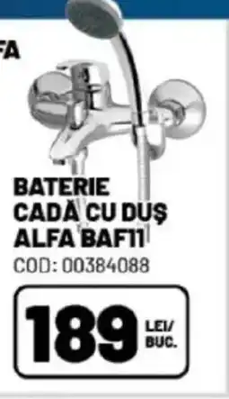 Ambient Baterie cada cu duş alfa bafii Ofertă