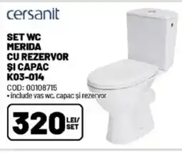 Ambient Set wc merida cu rezervor şi capac k03-014 Ofertă