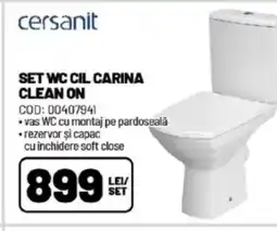 Ambient Set wc cil carina clean on Ofertă