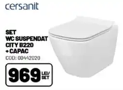 Ambient Set wc suspendat city b220 +сарас Ofertă