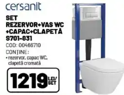 Ambient Set rezervor+vas wc +capac+clapetă s701-831 Ofertă